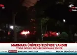 Son dakika... Marmara Üniversitesi'nde yangın