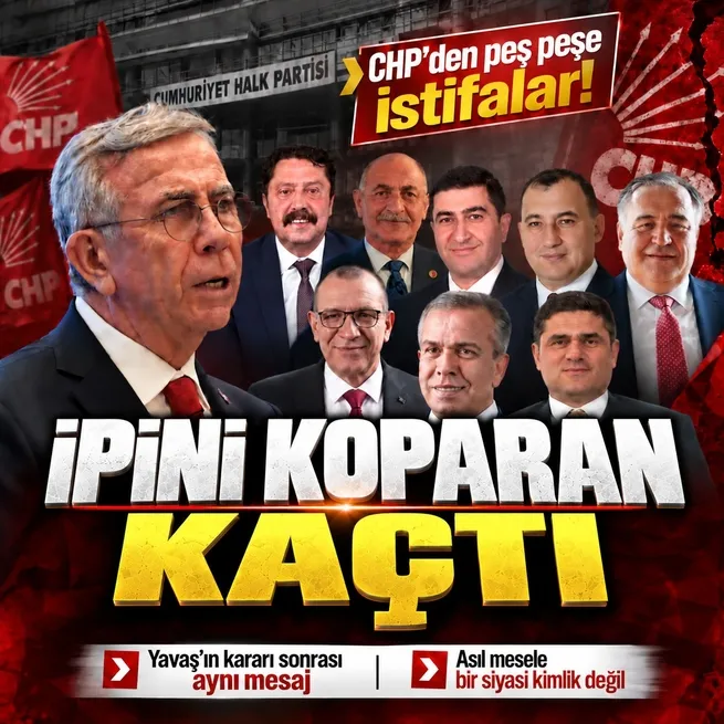 Mansur Yavaş sonrası 8 belediye başkanı CHPden istifa etti