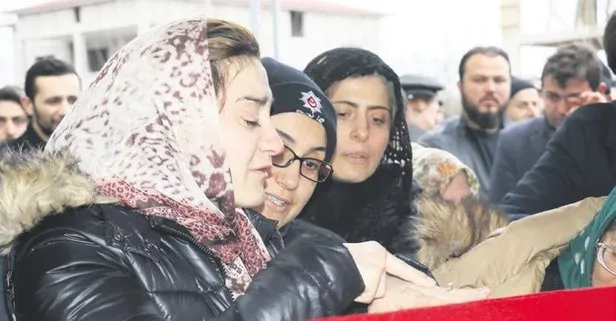 Şehit polis Servet Arslan son yolculuğuna uğurlandı
