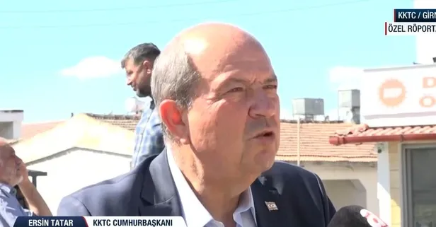 KKTC Cumhurbaşkanı Ersin Tatar A Haber'e konuştu: Türkiye Cumhuriyeti devleti burada kalacaktır | "Erdoğan sahip çıktı" mesajı