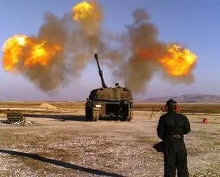 Obüsler DAEŞ’i vurmaya devam ediyor