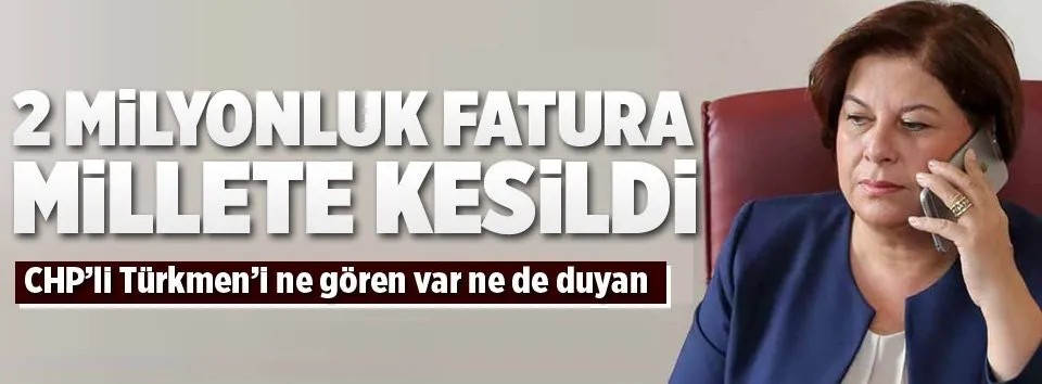 2 milyonluk fatura millete kesildi