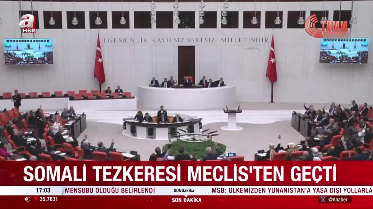Somali Tezkeresi TBMM'de kabul edildi!