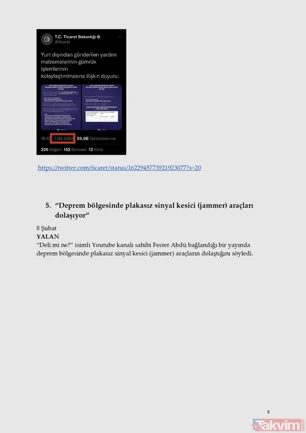 Felaket tellalları! Sosyal medyada paylaşılan yalanlar ve gerçekler - 15