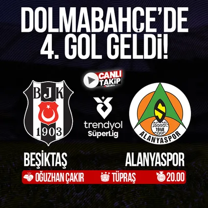 Beşiktaş - Alanyaspor | SÜPER LİG CANLI