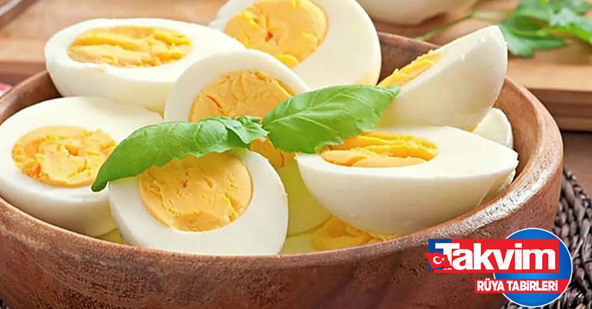 Rüyada haşlanmış yumurta görmek ne anlama gelir? Rüyada haşlanmış yumurta yemek neye işarettir? Rüyada yumurta görmek hayırlı mı?