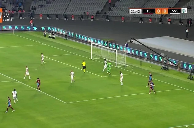 Trabzonspor - Sivasspor maçında Edin Visca'nın golü geçersiz sayıldı! İşte o pozisyon...
