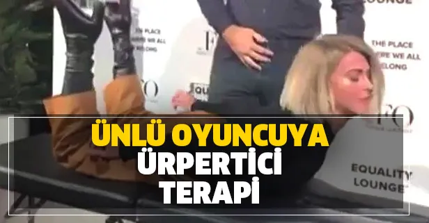 ABD'li oyuncu Julianne Hough'un John Amaral terapisindeki tüyler ürpertici görüntüleri sosyal medyayı salladı