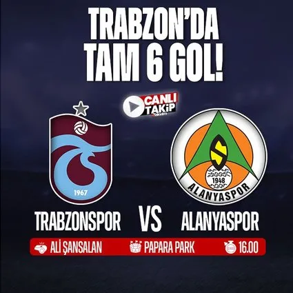 Trabzonspor - Alanyaspor | CANLI
