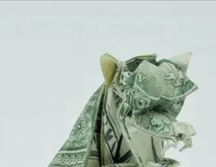 Paralarla origami sanatı!