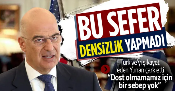 Yunanistan çark etti! Nikos Dendias'tan şaşırtan dostluk vurgusu