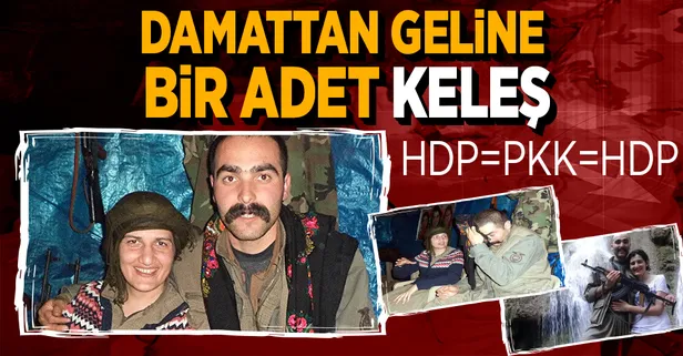 Terörist ile fotoğrafları çıkan HDP'li Semra Güzel'e tepkiler çığ gibi: Damattan geline bir adet keleş