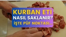 Buzdolabında, dondurucuda kurban eti nasıl, kaç ay saklanır? Kurban eti nasıl saklanır, nasıl dinlendirilir?
