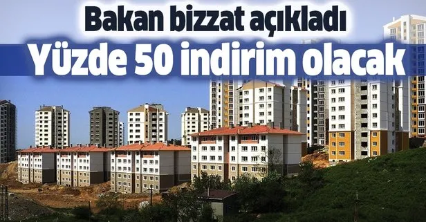 Çevre ve Şehircilik Bakanı Murat Kurum açıkladı: Yeni yapılacak konutlarda yüzde 40-50 oranında indirim yapılacak