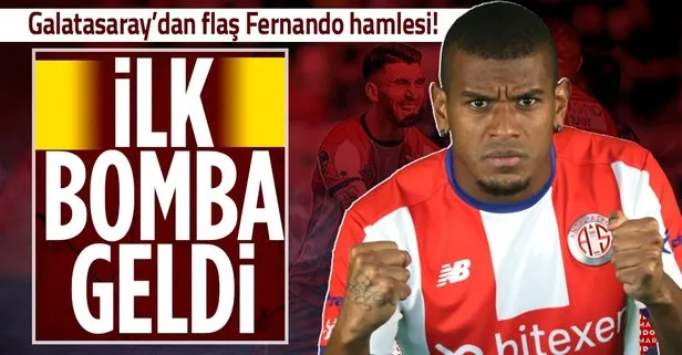 Galatasaray transferde ilk hamleyi yaptı! Antalyaspor’un Brezilyalı yıldızı Fernando ile anlaşma sağladı
