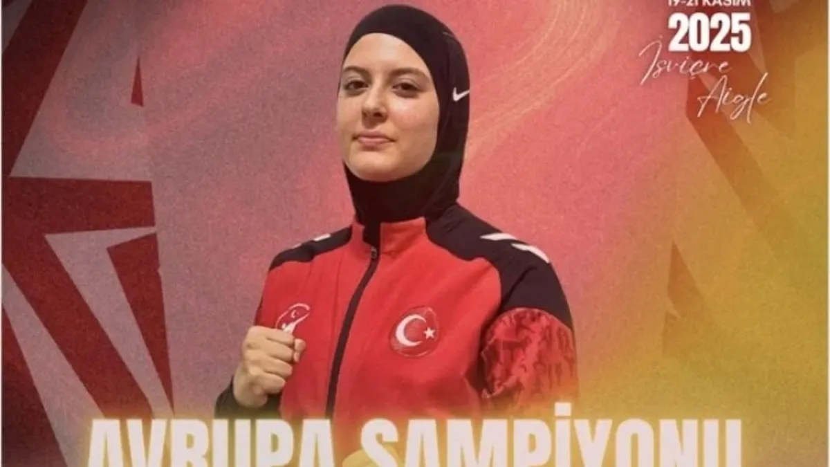 Elifnaz Köseoğlu Avrupa şampiyonu