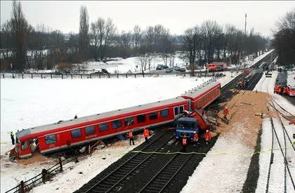 Almanya’da Tren Kazası