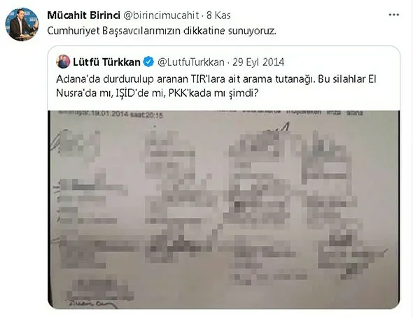 Şehit ailesine küfreden İYİ Partili Lütfü Türkkan MİT TIR'ları kumpasındaki gizli belgeleri Can Dündar'dan önce temin etmiş!-7