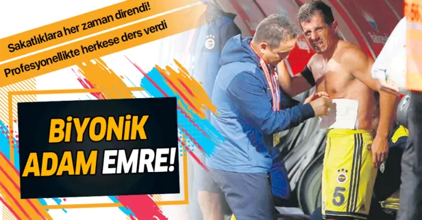 Biyonik adam Emre! Fenerbahçe’nin yıldızı profesyonellikte herkese ders verdi