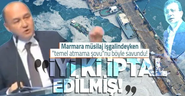Marmara Denizi müsilaj işgalindeyken CHP’li Tarık Balyalı’dan skandal açıklama: Silahtarağa Arıtma Tesisi Projesi iyi ki iptal edilmiş