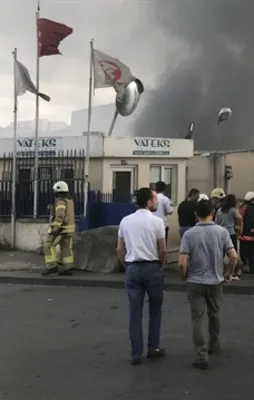 İstanbul Kağıthane'de korkutan yangın