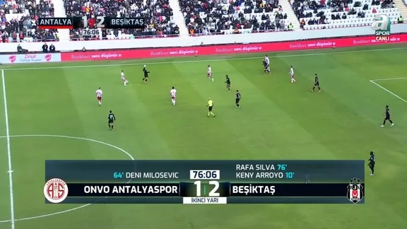 ANTALYASPOR 1- 2 BEŞİKTAŞ | ÖZET