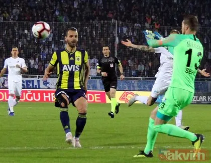 Erzurumspor’un hayallerini Fenerbahçe yıktı!