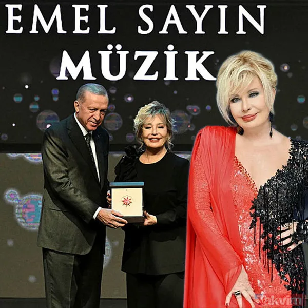 Ödülünü Başkan Erdoğan’ın elinden alan Emel Sayın: Onur ve gurur duydum ...