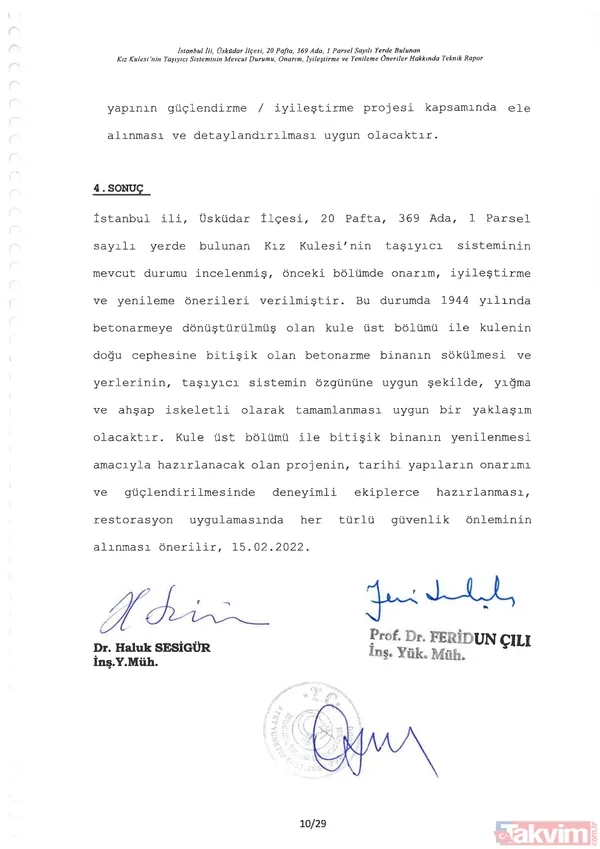 SON DAKİKA: Kız Kulesi yıkıldı mı? Kültür Varlıkları ve Müzeler Genel Müdürlüğü'nden flaş açıklama - 16