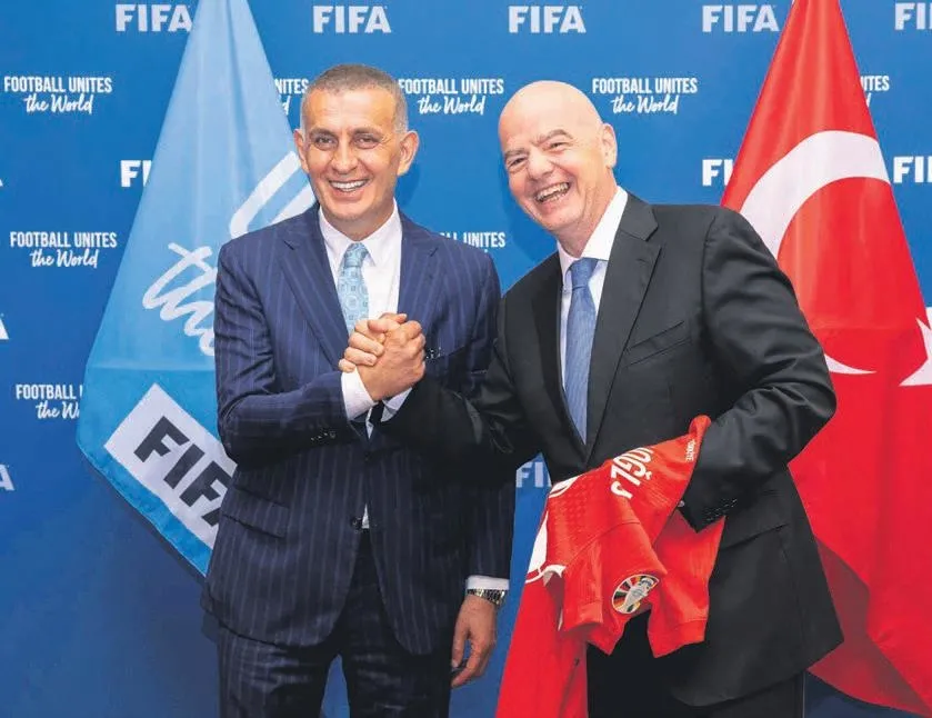 Hacıosmanoğlu ile İnfantino buluştu