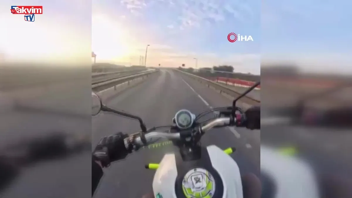 Esenyurt’ta motosiklet kazası: İşte o anlar!