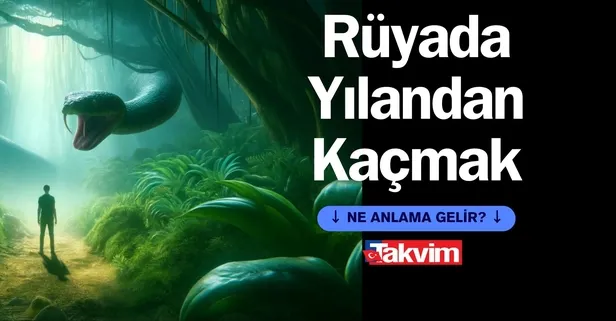 Rüyada yılandan kaçmak ne anlama gelir? Rüyada yılan tarafından kovalanmak neye işarettir?
