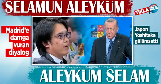Japon gazeteci Yoshitaka Sano'dan Başkan Recep Tayyip Erdoğan'a: "Selamunaleyküm Cumhurbaşkanım"