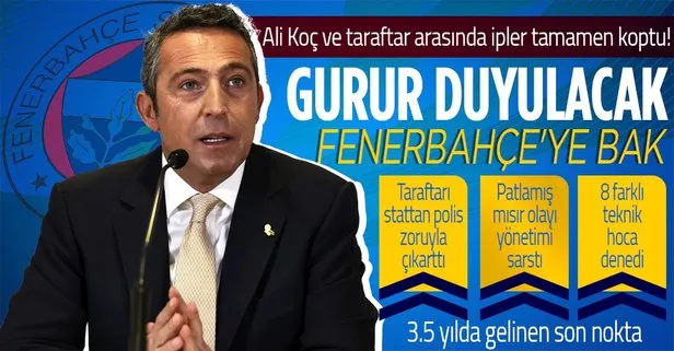 Fenerbahçe taraftarı ve Ali Koç arasında ipler koptu! Sözünü tut istifa et