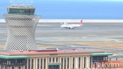 Rize-Artvin Havalimanı’nın terminal ve kule binalarının yükselişi kamerada