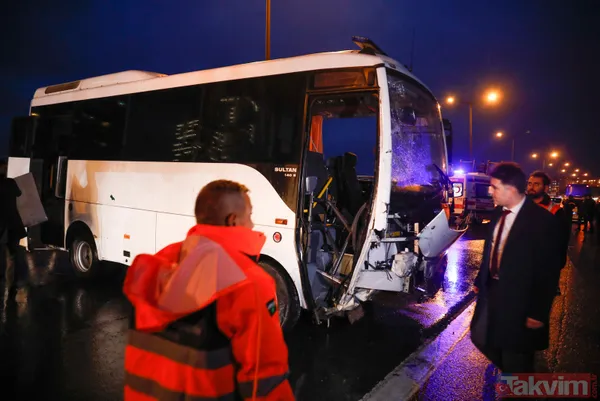 Eyvah eyvah! Yürekler ağza geldi! Cezaevi aracı viyadükte asılı kaldı - 19