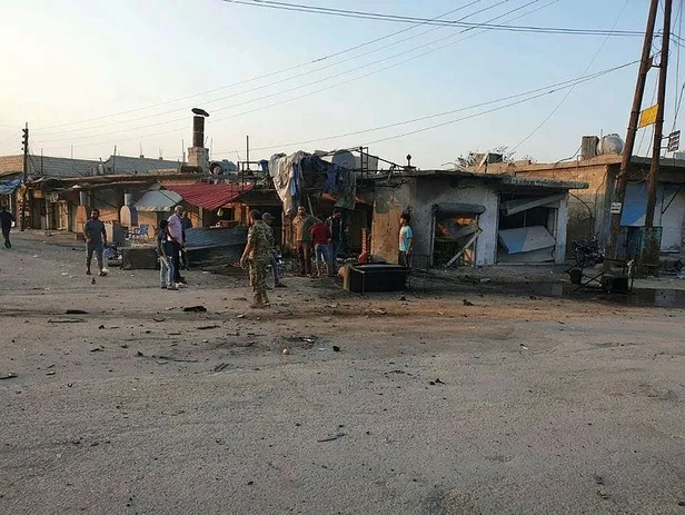Tel Abyad'da terör saldırısı! 3'ü çocuk 5 sivil yaralandı-1