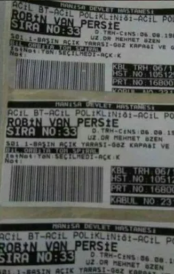 Van Persie acilden sıra aldı