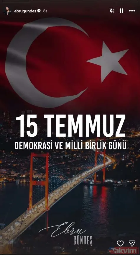 O kara geceyi unutmadılar! Ünlülerden 15 Temmuz mesajı: "Kim bu devleti bölmek isterse karşısında dimdik dururuz!" | Esra Erol, Müge Anlı, Sinan Akçıl... - 10