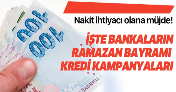 En uygun Ramazan Bayramı kredisi veren bankalar