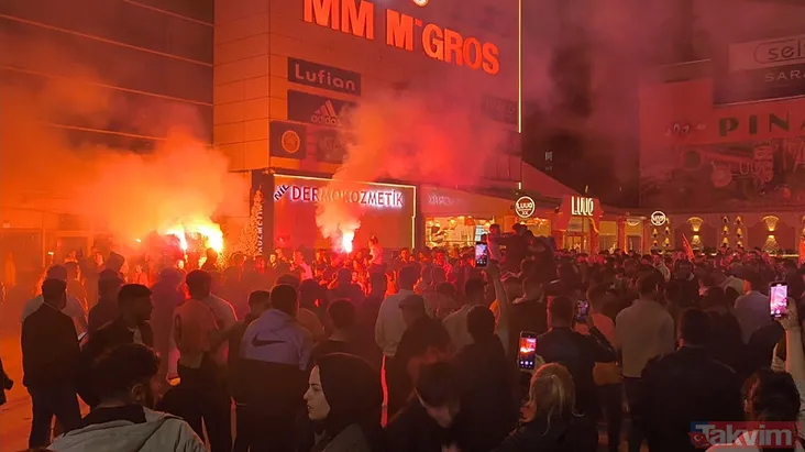 Galatasaray’ın şampiyonluğu sonrası Türkiye sarı kırmızıya boyandı