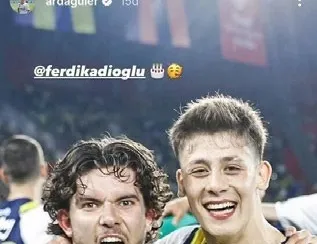 Arda’dan Ferdi’ye kutlama mesajı