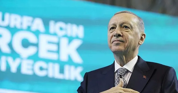 Başkan Erdoğan'dan Şanlıurfa'da CHP'ye sert sözler: "Bu parti terör örgütünün siyasi uzantısı ile yoldaşlık yapıyor"