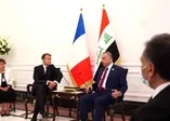 Fransa Cumhurbaşkanı Emmanuel Macron Irak'ta