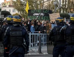 Macron’un başı yeniden belada! Fransa’da Paris ve Rennes’deki eylemlerde olay çıktı
