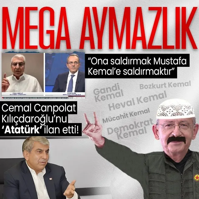 CHP’de ‘mega’ aymazlık! Kılıçdaroğlu’nun adayı Cemal Canpolat Kılıçdaroğlu’nu ‘Atatürk’ ilan etti: Ona saldırmak Mustafa Kemal’e saldırmaktır