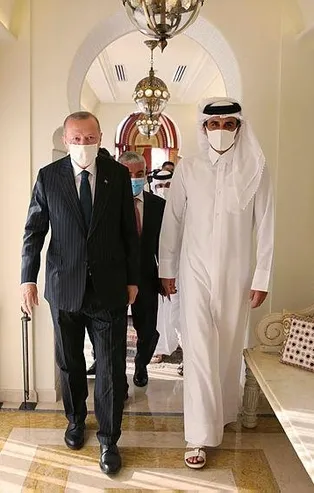 Katar Emiri Temim'den Türkiye düşmanı Macron'a tarihi cevap: Erdoğan benim babamdır