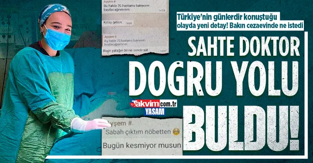 Türkiye'nin konuştuğu sahte doktor Ayşe Özkiraz'dan şok talep! Cezaevi yönetiminden bakın ne istedi
