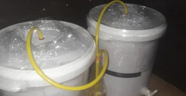 Ankara'da kaçak içki operasyonu! 147 litre...