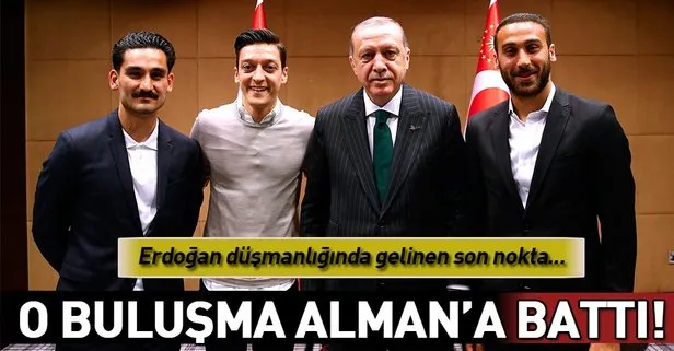 Erdoğan’ın futbolcularla buluşmasına Almanya’dan skandal tepki